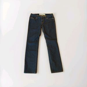Ann Taylor Loft Slim & Straight Jeans Womens 6 Blue Dark Wash Stretch
